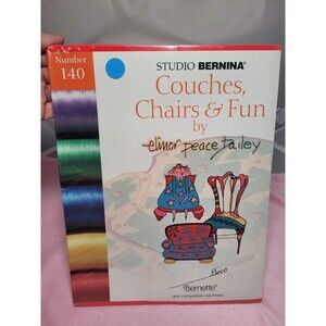 New Studio Bernina embroidery Card  140 Couches, Chairs & Fun ,Brother,Baby lock